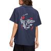 Nike SB Team USA Chemise de bowling à manches courtes boutonnée Obsidian/Blanc Unisexes Hauts Bleu FZ4054-451