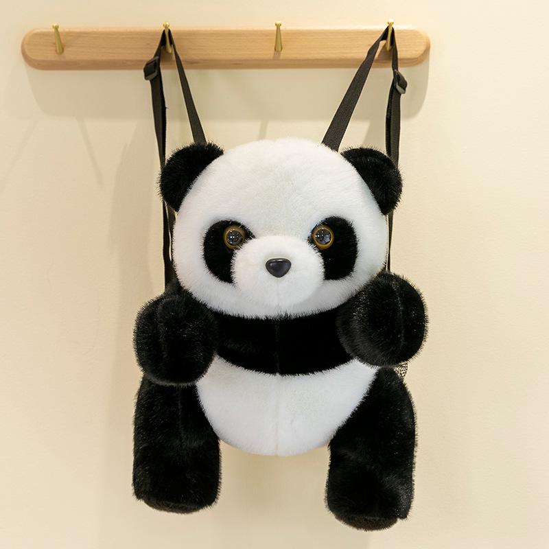 Cartoon Giant Panda Crossbody Bag & Backpack - Children's Birthday Gift