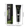Dentifrice Blanchissant Adsorbe la Mauvaise Haleine Élimine les Dents Jaunes Nettoyage Profond Fort Tache Dentaire Soin Buccal Dentifrice Charbon de Bambou