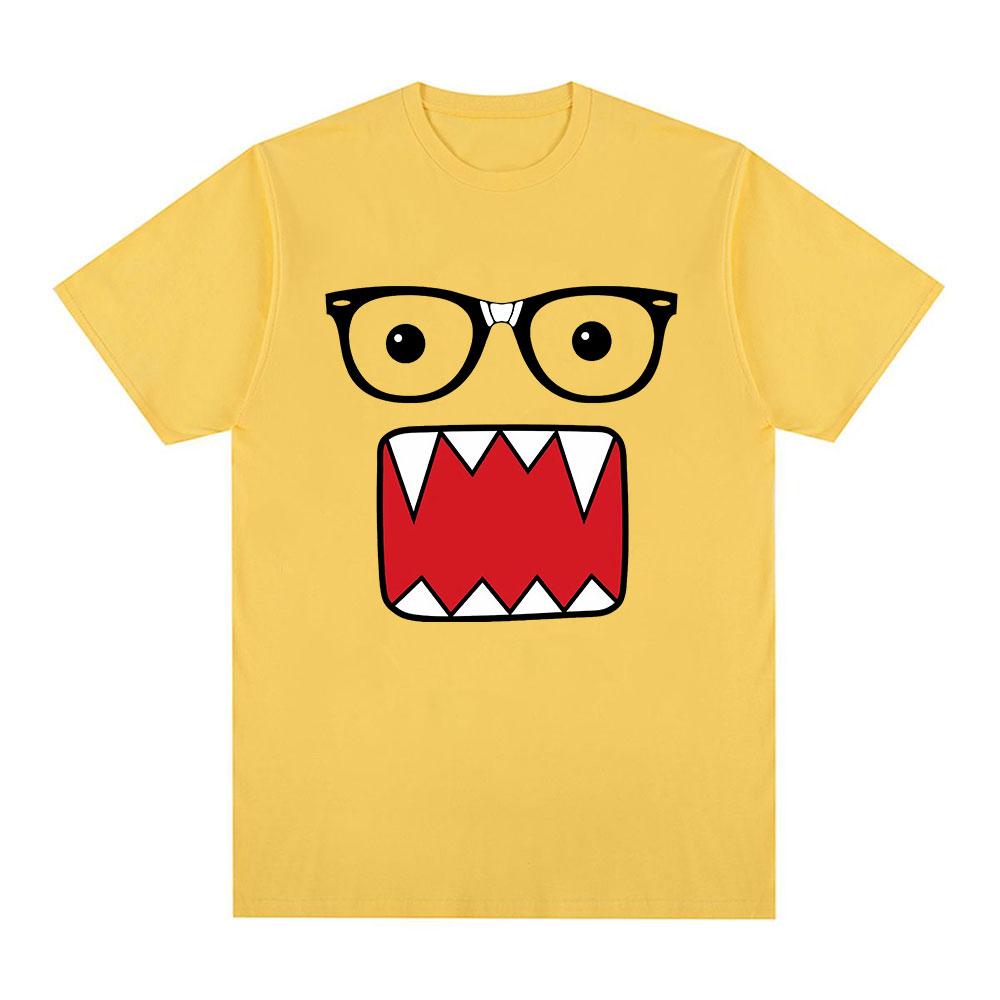 Domo Kun Funny Humorous T Shirts Men's Women Cotton Casual T-Shirts Harajuku O-Neck Short Sleeve Summer T-shirt Streetwear Tops