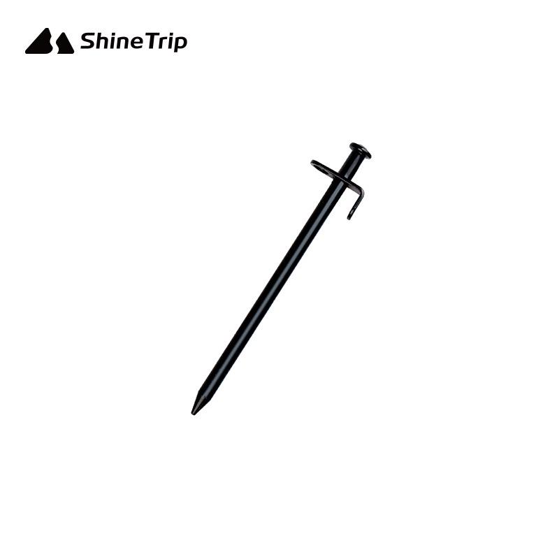 Black High-Strength Steel Ground Stakes: 20/30/40cm Tent & Beach Snow Accessories 20 см
