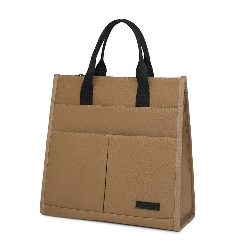 Damenhandtasche Leichte Mehrfachfach-Canvas-Tasche Reise-Pendler-Computertasche