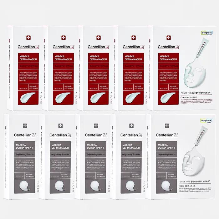 Intensive Formula 5 Boxes + Brightening Formula 5 Boxes (100 Sheets)