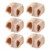 6Pcs Toe Separators for Bunions Nylon Double Loop Toe Correctors Flexible Hallux Valgus Splint for Day Night Wear