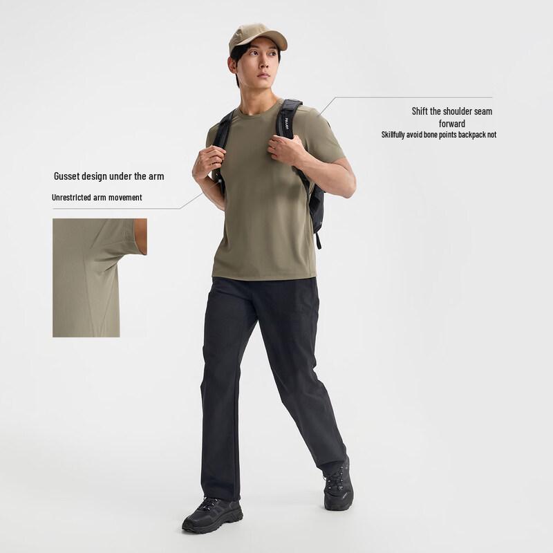 Pelliot Men's Antibacterial Quick-Dry T-Shirt