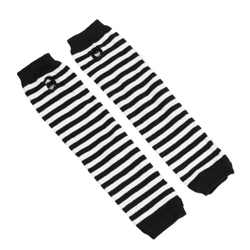 Ins Spring Summer Sports Long Fire Ninja Knitted Gloves Emo Women'S Sleeves Y2K