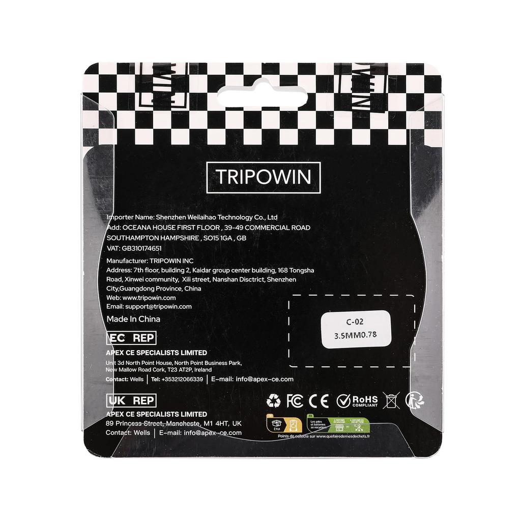 Linsoul TRIPOWIN C02 Earphone Upgrade This earphone upgrade cable features a complex structure with 16 alloy copper and 16 copper braided Litz