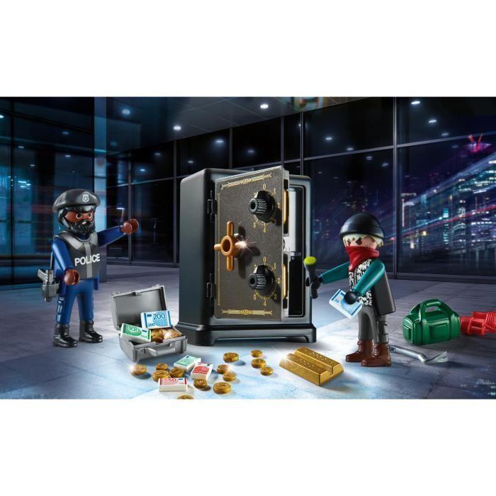 Playmobil 70908 Starter Pack Police Vault Burglar, Policemen, Ages 5+