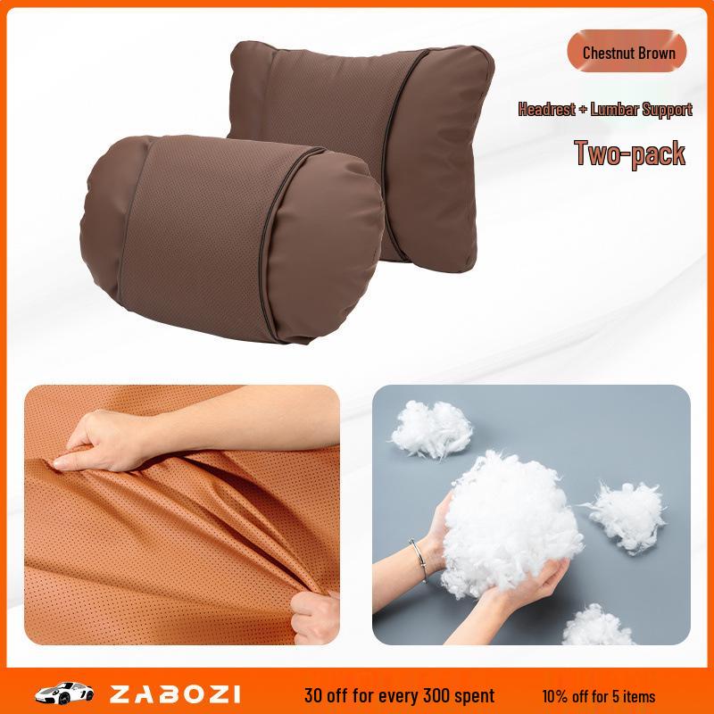 Compatible Lumbar and Neck Support Pillow for Trumpchi GS3 GS8 ES9 E8 M6 M8 Yingku GS4 E9 Car Seats