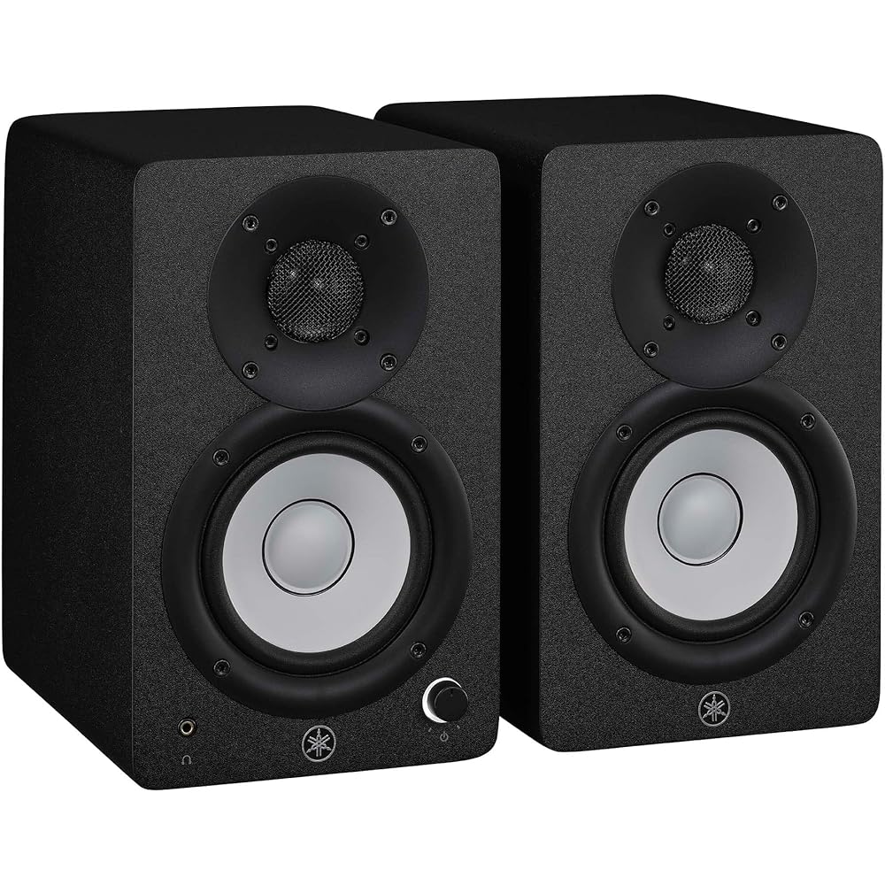 YAMAHA YAMAHA Powered Studio Monitor Speaker Pair Compact Black HS4