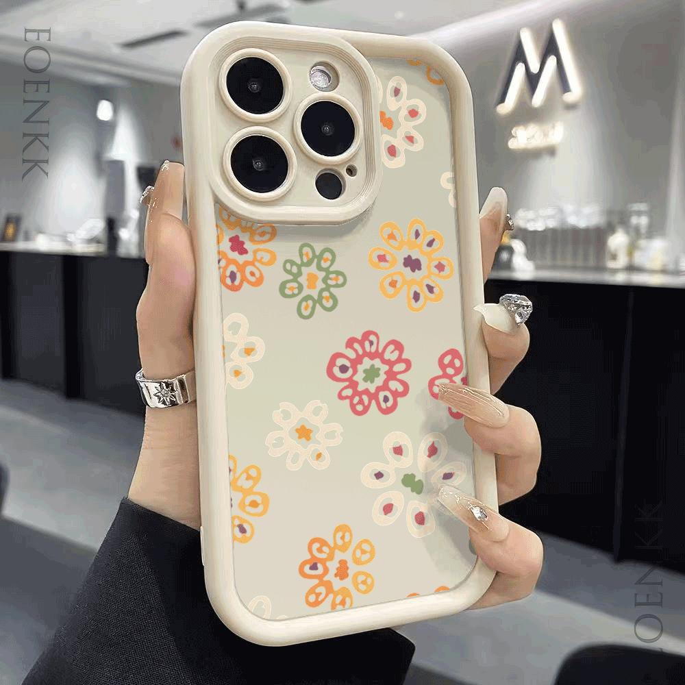 Fashionable Colorful Pattern Shockproof Phone Case for Xiaomi Redmi Note 14/13/12/11/10/ Pro/Plus Raised Camera Protection Cover
