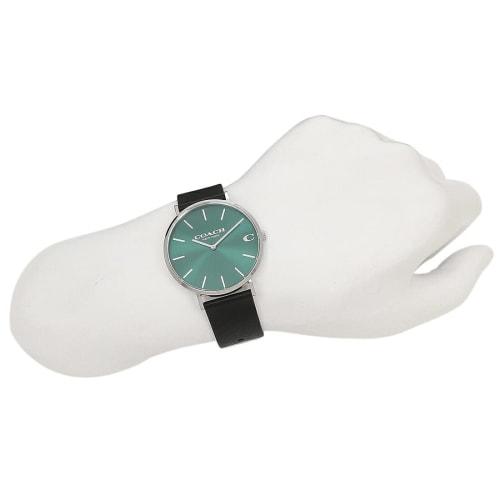 Coach Men's Charles 41mm Quartz Watch, Green/Black, COACH 14602436