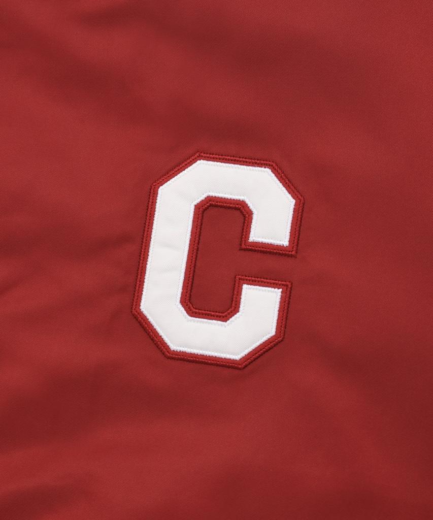 Covernat C Logo Varsity Jacket Deep Red