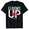 Retro Elbows Up Canada T Shirt 2025 Canadian Proud Gift T-shirt For Men Women 100% Cotton Soft Unisex Tee Tops EU Size