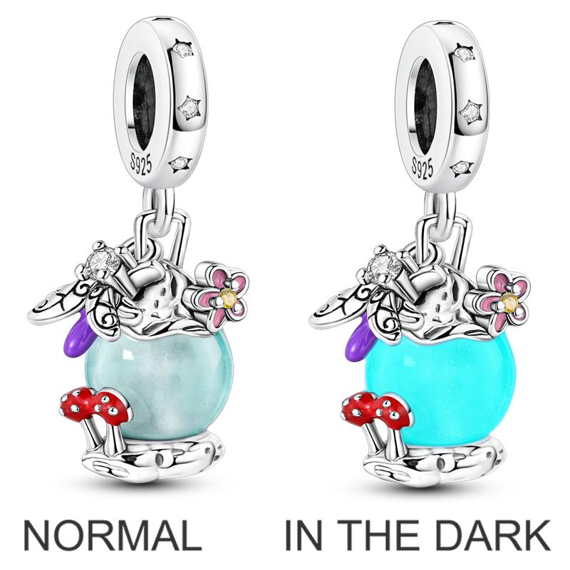 New Original Charms Bead Copper Inlaid Zirconium Bowknot Love Heart Balloon Pendants Fit Bracelets Diy Jewelry