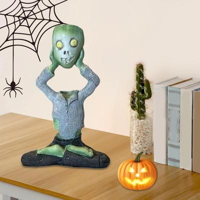 Halloween Statue Ornament Terror Gruselig Requisiten Horror Harz Skulptur Figur für