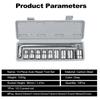 10Pcs 12 Wrench Socket Set 821mm Auto Repair Mechanical Tool Kit Mechanical Socket Tool