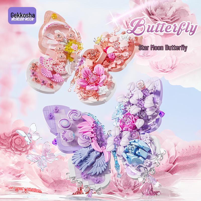 

Moonlight Society Starry Butterfly Micro-Blocks: Dreamy Creative Festival Gift for Girls