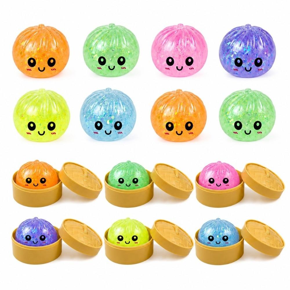 Glitter Dumplings Blind Box Squeeze Toy Stress Relief Sensory Ball For Stress Anxiety Relief
