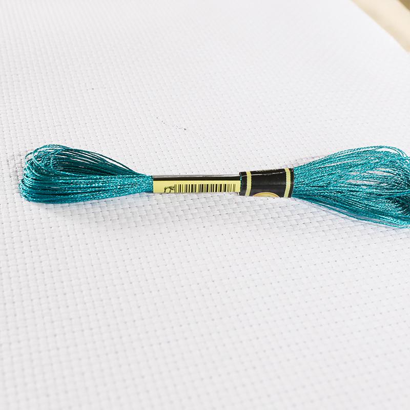 16M/roll Multi-color Gold And Silver Thread Computer Embroidery Gold Thread DIY Cross-stitch Metal Thread TJ20500