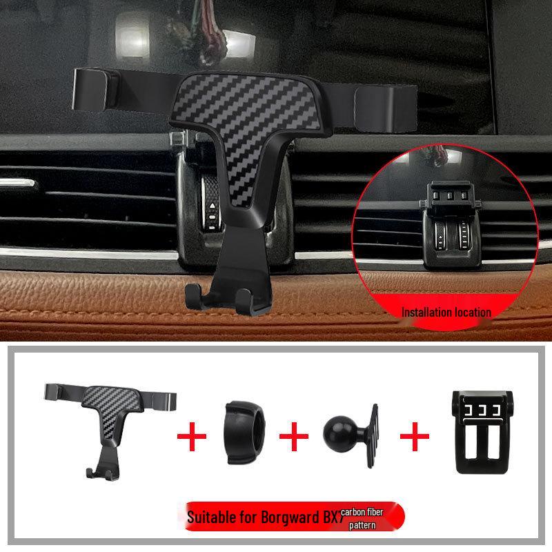Borgward BX7 (2016-2018) Wireless Charging Car Phone Holder with Navigation Function.