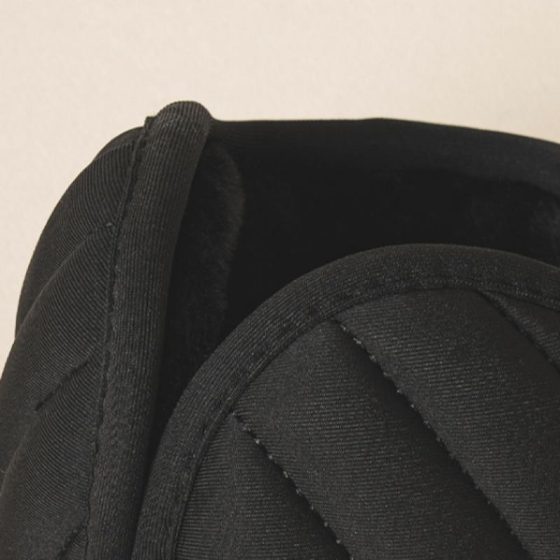 Daiso Padded Foldable Earmuffs Black