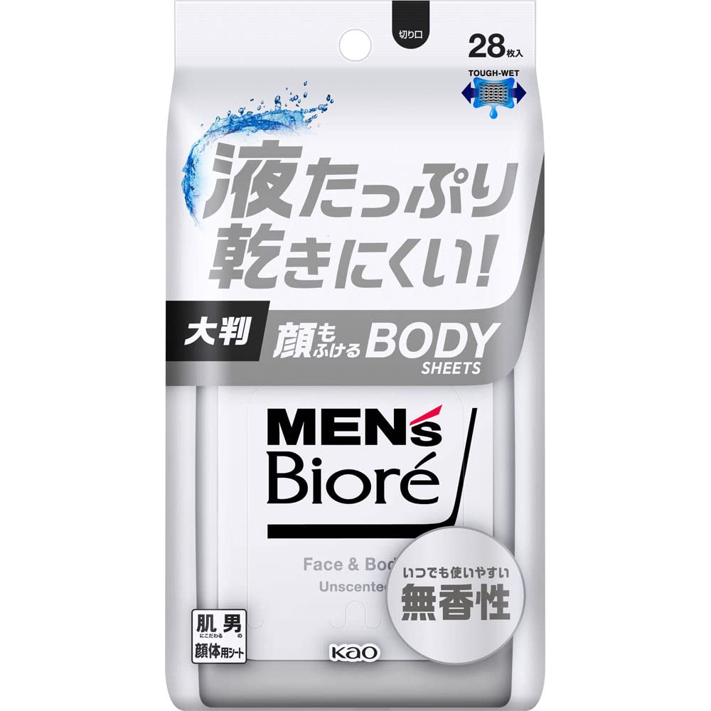 

of Biore Face and Body 28 Sheets [Set 2] Men s Sheet, Fragrance-Free,