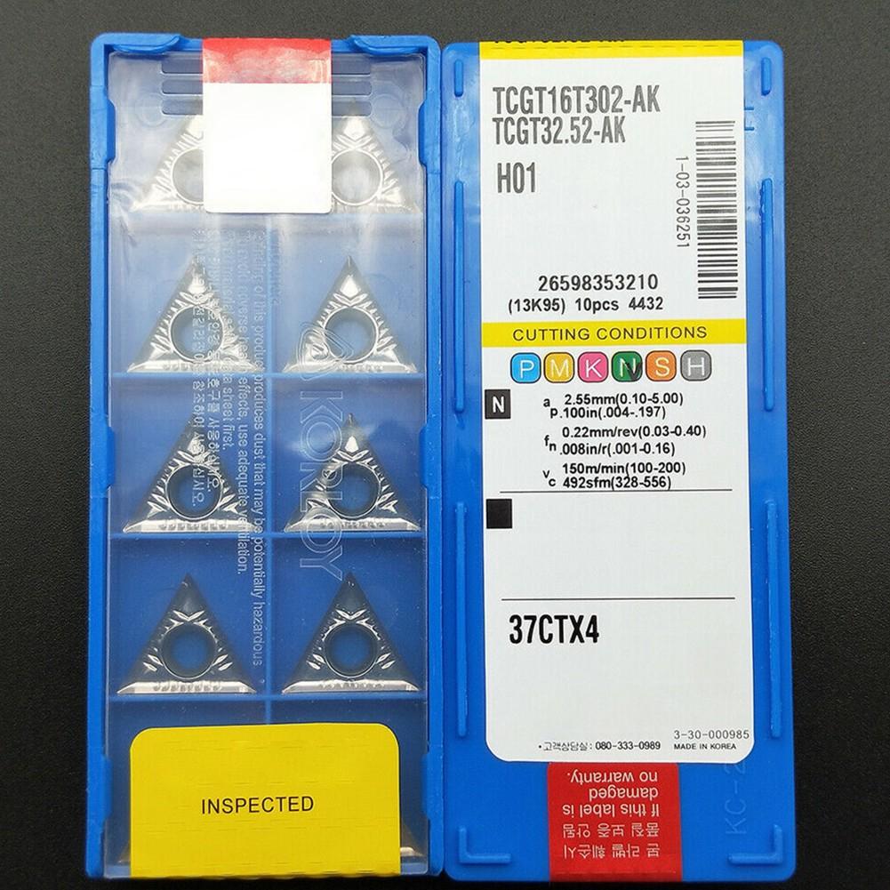 For Aluminum TCGT16T302-AK H01 TCGT32.50.5 Carbide Inserts Cutter Blade TCMT16T3