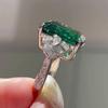 Fashion luxury domineering ring, retro versatile temperament jewelry ring, geometric aristocratic high-end ring