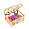 1 Set Child Diy Accessories  Box Treasure Kids Toys Acrylic Colorful Diamond Gems Plastic Large Jewels