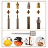 YFFSFDC Valve Adapter Bicycle Valve Conversion Adapter 5 Piece Set
