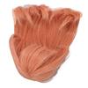 Replacement Wig for Dolls, 1/6 Scale Doll Hair Wig, High-Temperature Silk Elastic with Bangs (Carrot Orange)