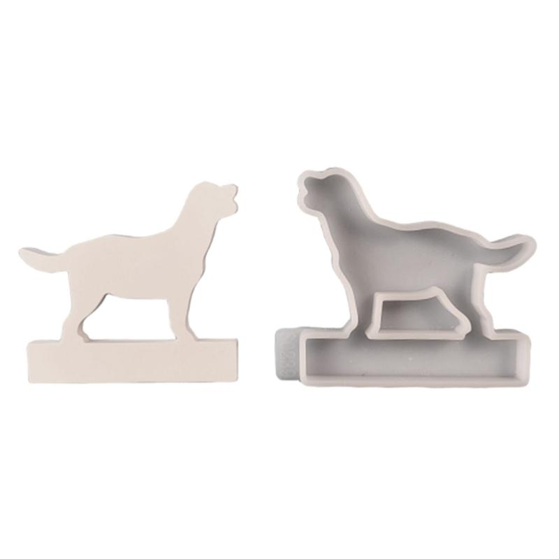 Cats Resin Molds Dog Silicones Molds for Making Tealight Holder Decorations Holiday Gift Room Decorations DIY Craft