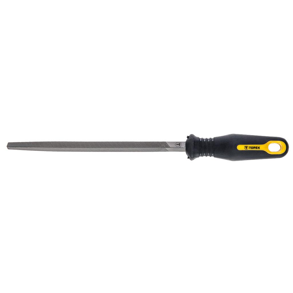 Triangular metal file, 200 mm