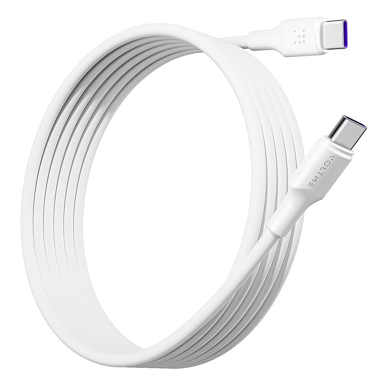 

Кабель VOLTME USB Type C 100 Вт PD совместим с быстрой зарядкой для предотвращения отключения передачи данных type c PD3.0 PPS QC3.0 совместимый с электронным маркером