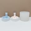 Silicone Moulds Animal Candlestick Resins Molds Cute Cat Candle Holder Silicone Molds DIY Concrete Molds Castings Mould