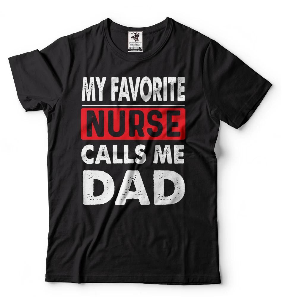 Nurse Dad T-shirt Fathers Day Gift for dad Nurse mens father s day Gift shirt Unisex T-Shirt S