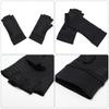 Copper Fiber Half-finger Pressure Gloves Copper Ammonia Knitted Gloves Anti-slip Outdoor Rehabilitation Training Copper Ion Gloves