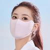 Breathable Cotton Sun Protection Ice Comfort Mask - 3D Outdoor Dustproof with Eye Corner Protection