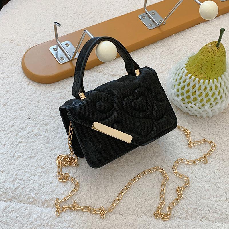 Стильная корейская минималистичная маленькая квадратная сумка, новинка весны 2024, модная повседневная сумка через плечо/на плечо для женщин