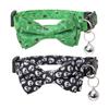 Bowknot Halloween Cat Collar Adjustable Cat Bow Tie  Ghost Festival