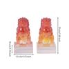 Lion Figurines Chinese-Styled Standing Ornaments Carved