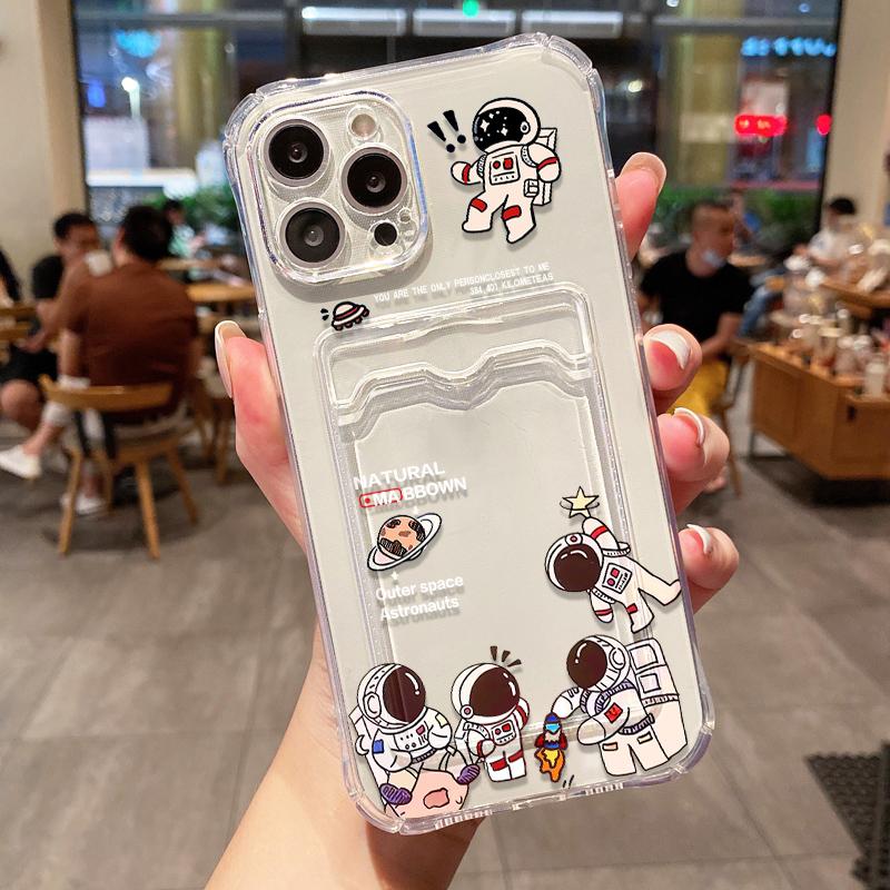 Card Holder Case For Redmi Note 13 12 Pro 5G 11 10 9 8 14C 13C 12C 10C 9T 9C NFC 9A 10s 9s 11s Silicone Soft Funda Covers