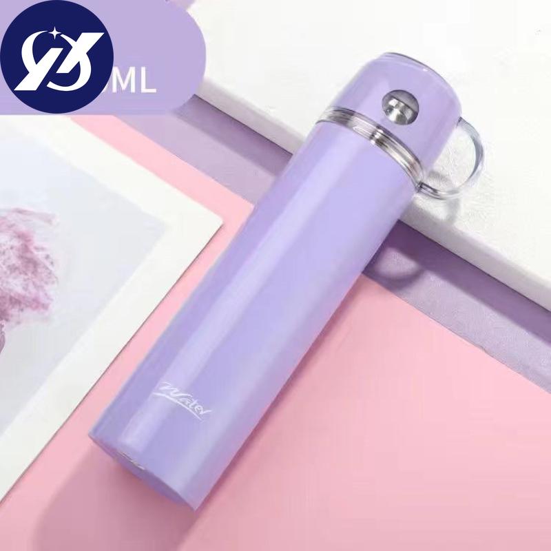 304 Insulation Cup Large-capacity Double-layer Stainless Steel Boys and Girls Students Portable Rope Outdoor Insulation Water Cup