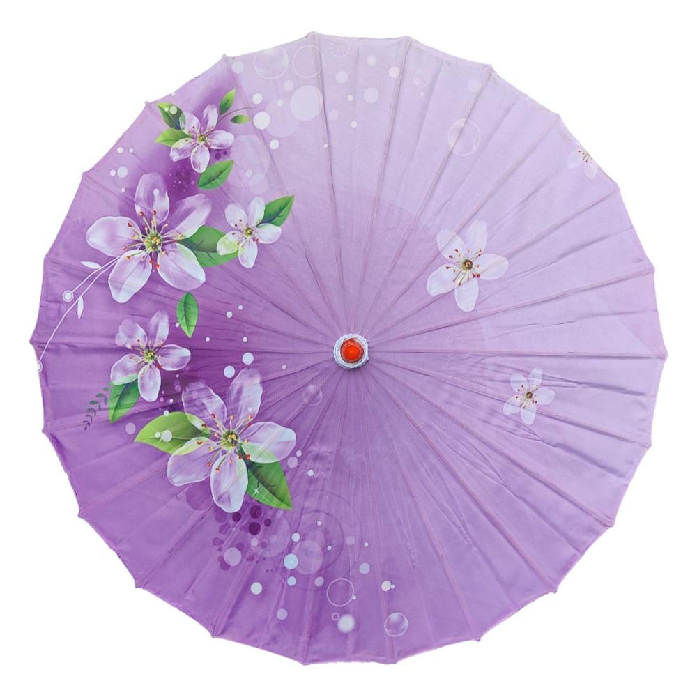 70 Cm Silk Cloth Women Umbrella Chinese Style Chinese Oil Paper Umbrella  Photograph Prop