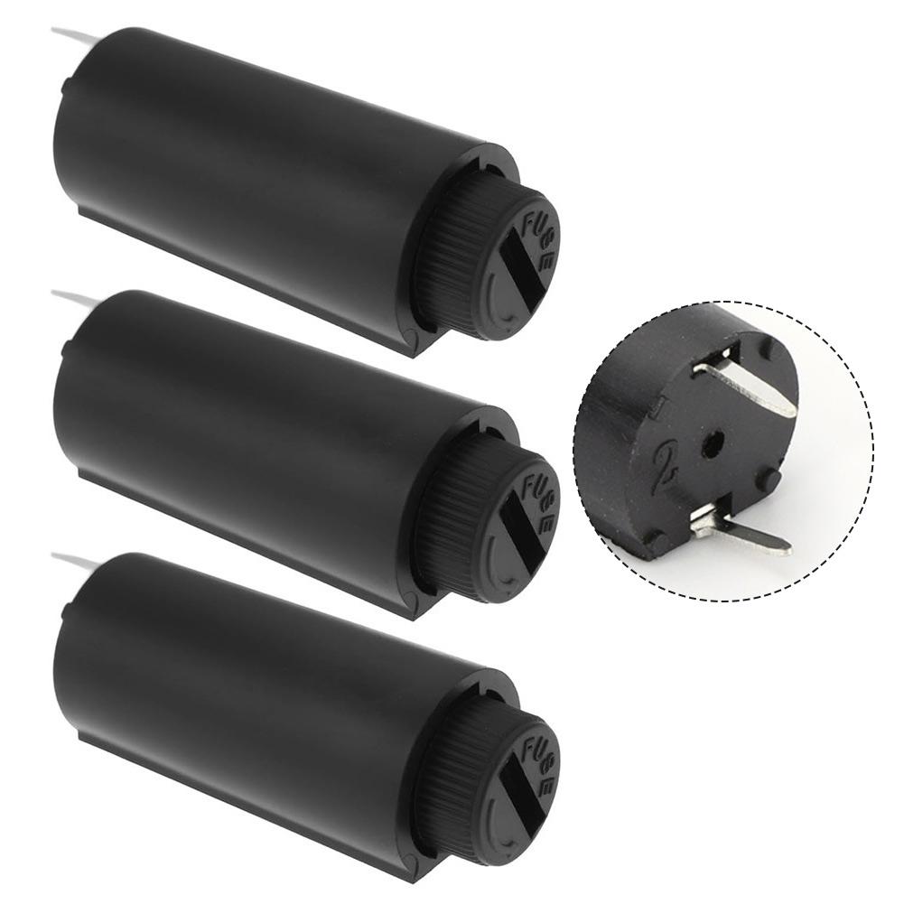 

3 x vertical fuse holder with secure cap 5 x 20 mm 250 V 10 A for For Power boards control systems and devices China Mainland