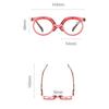 Vintage Single Piece Flip Reading Glasses Men Hyperopia Eyewear Women Fashion Makeup Reading Eyeglasses