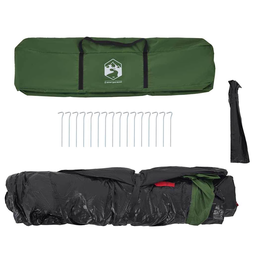 Family Tent for 7 People Green Quick Release System
