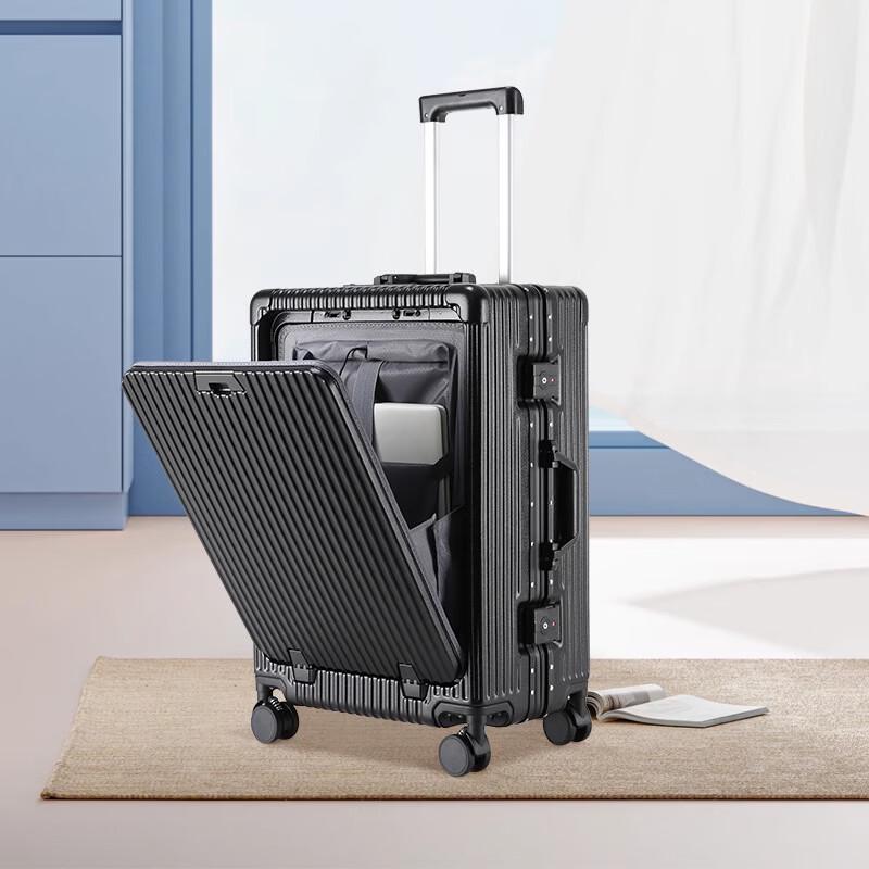 

KINGSGEAR Front-Opening Aluminum Frame Luggage