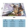 Anime Breathable Super Warm Soft Blanket for Bedding Travel Blanket Flannel